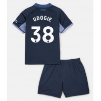 Dres Tottenham Hotspur Destiny Udogie #38 Preč pre deti 2023-24 Krátky Rukáv (+ trenírky)